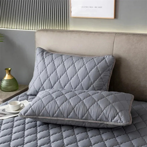 1/2 Pieces Waterproof Pillowcase Anti Stain Machine Washable Pillow