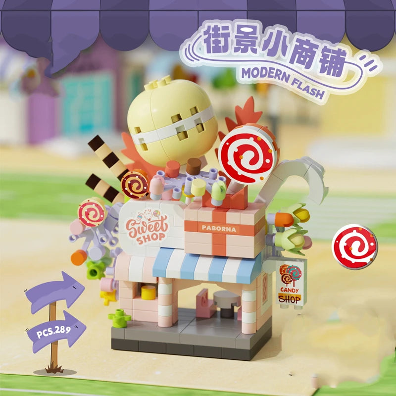 Library Candy Store Street View Coffee Pet Bread Flower Hamburger