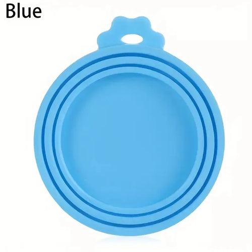 1 Reusable Silicone Pet Can Lid Bpa Free, Suitable For Most Sized Dog