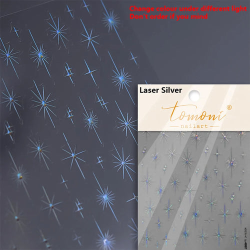 Gold Silver Starlight Laser Pink Colorful Glitter Star Bronzing
