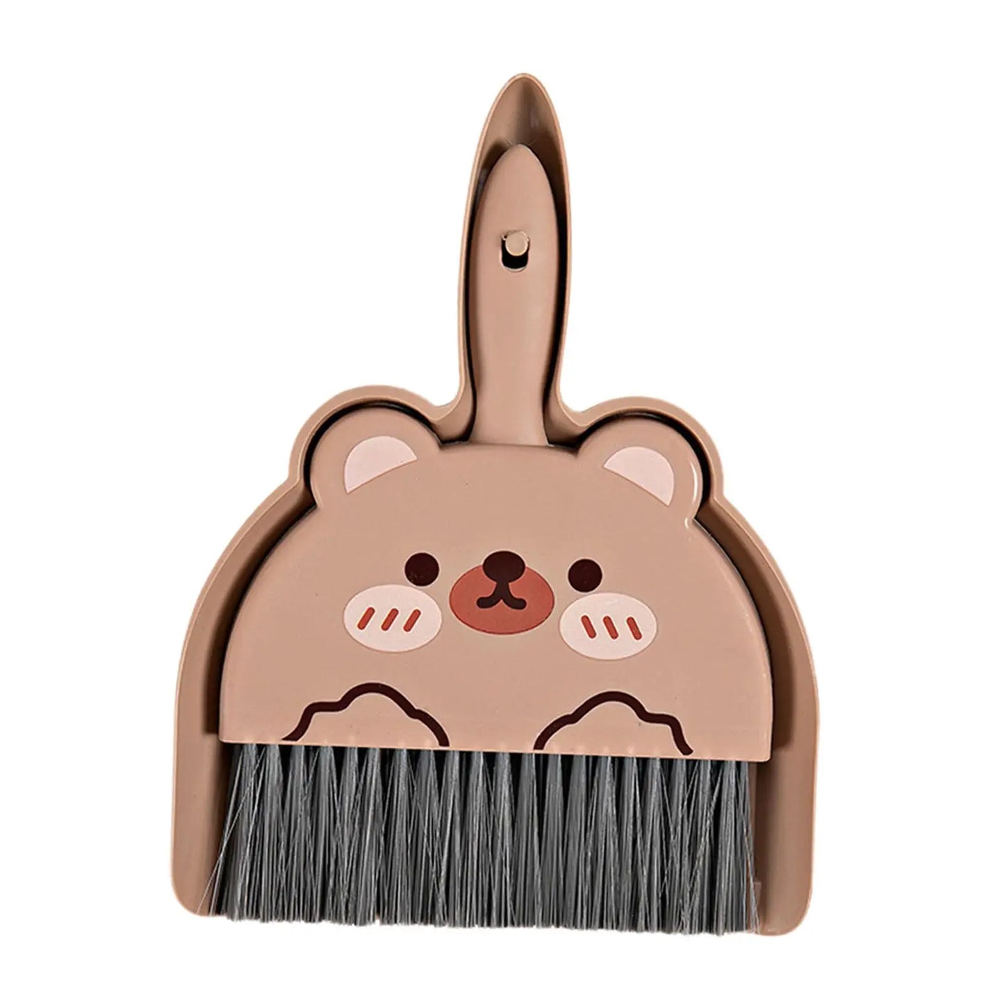 Broom Dustpan Brush Durable Nesting Snap on Design Dust Pan and Hand
