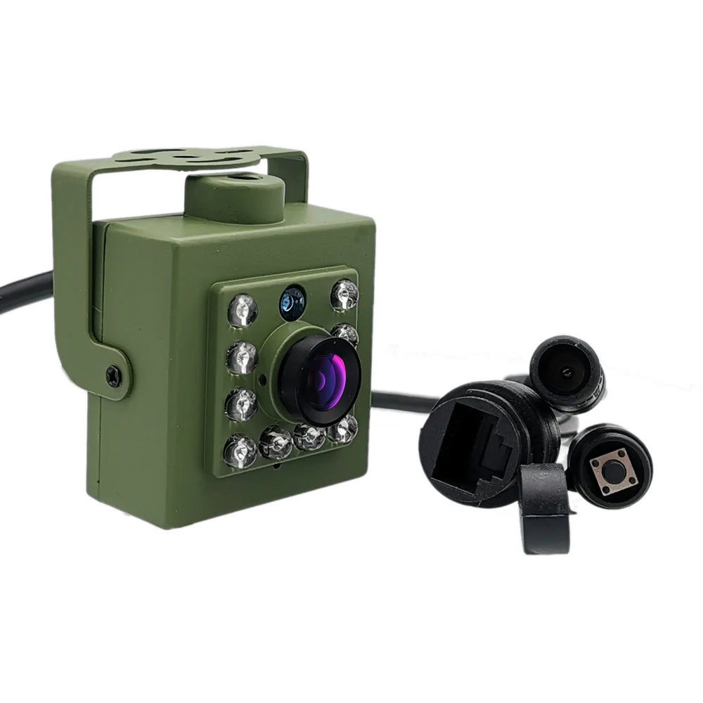 Green Wifi Bird Box Camera Audio 1920P 1080P IR CUT Night Vision RTSP
