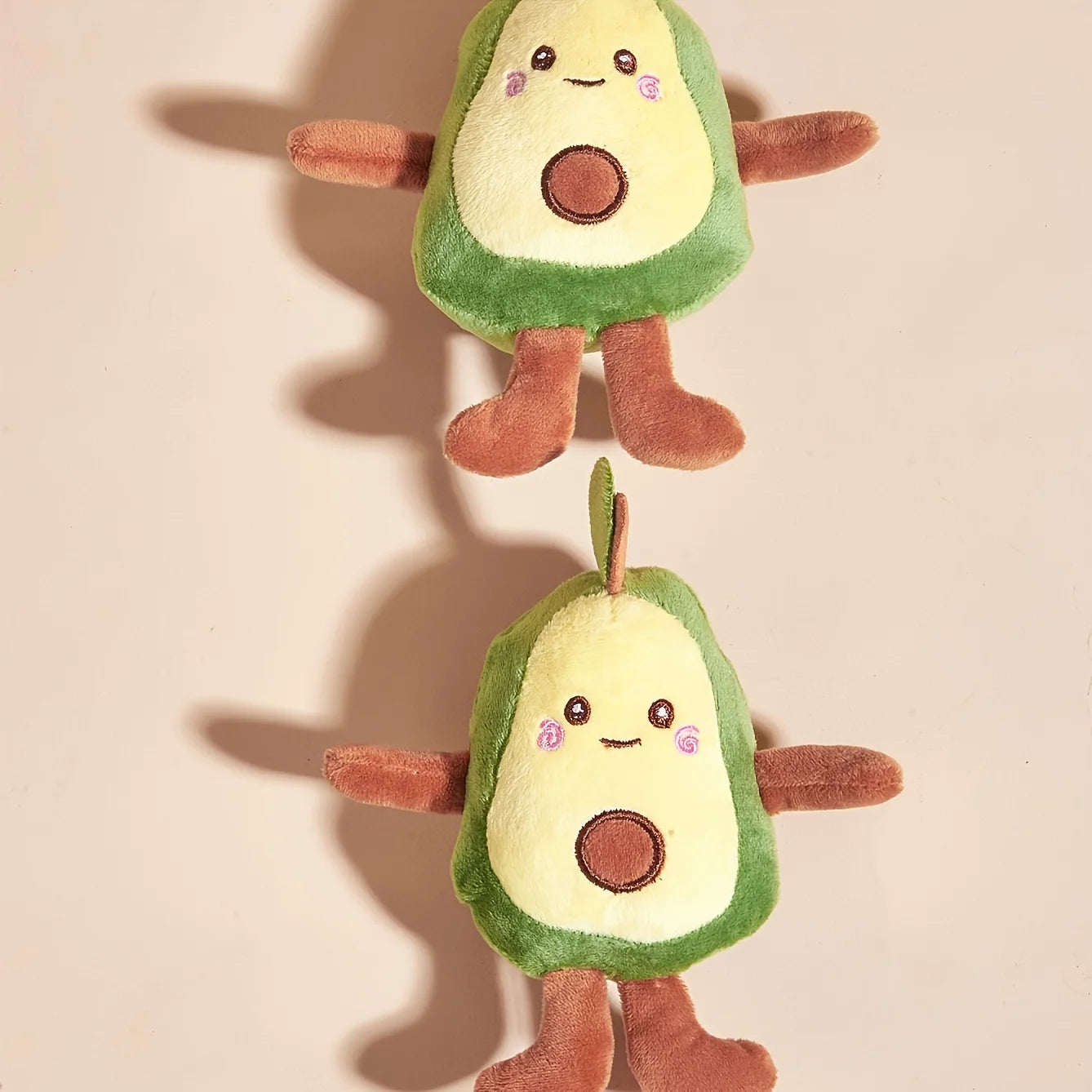 1 cartoon avocado shaped pet plush toy for dogs to interact and play