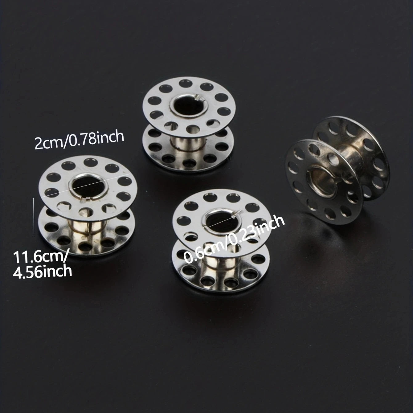 25Pcs/Set Empty Bobbins Sewing Machine Plastic Case Storage Box for