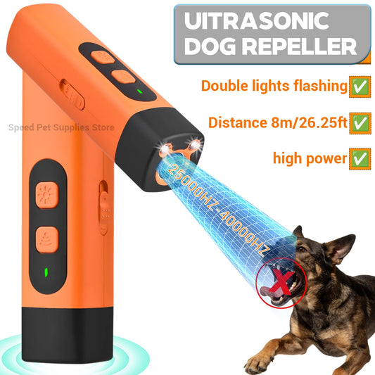 Ultrasonic stray dog repellent pet dog training device rechargeable