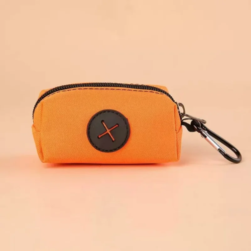 Canvas Dog Poop Bag Holder, Outdoor Pet Waste Bag Dispenser with