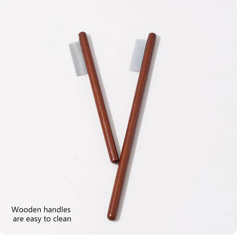 Pet Woodiness Facial Cleaning Comb Removes Tear Stains Eye-poop Comb