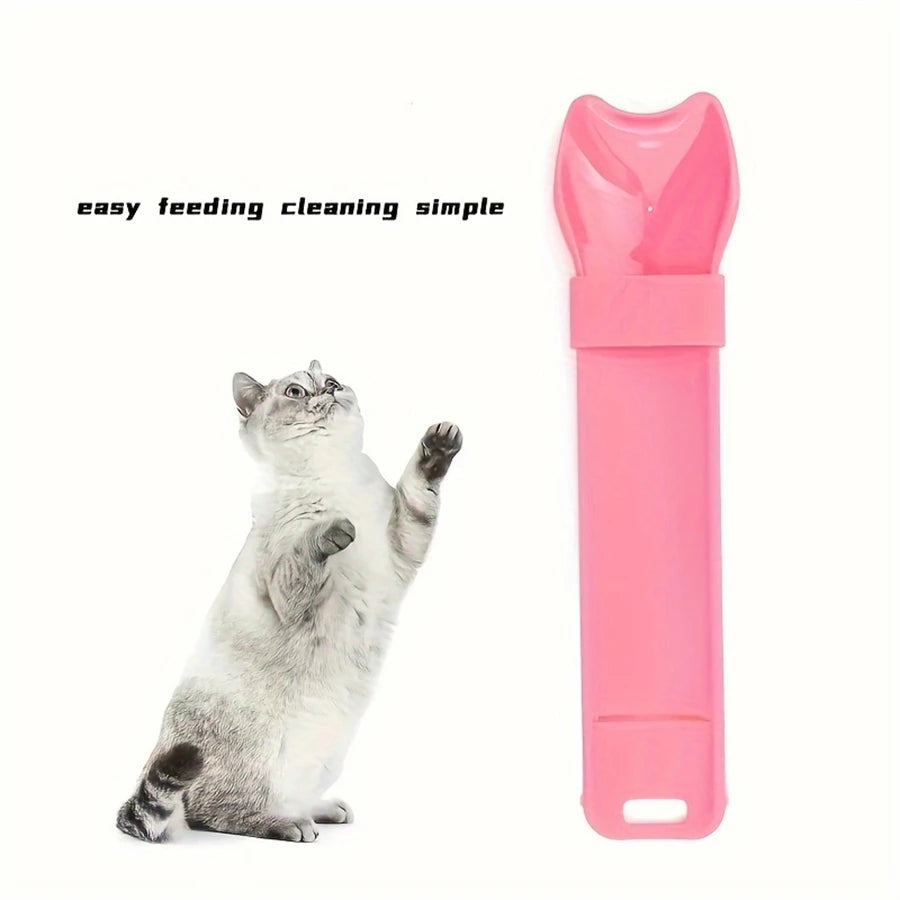 Pet Supplies Cat Strip Squeeze Spoon Cat Strip Feeder for Lickable Wet