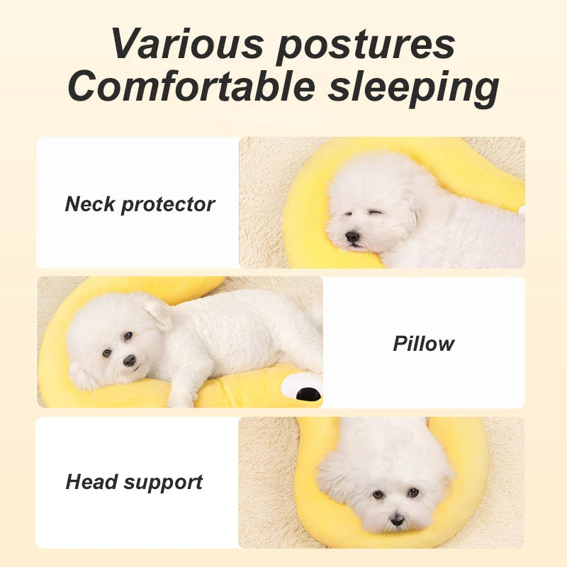 Winter Pet Little Pillow U-Shaped Neck Protector Deep Sleep for Puppy