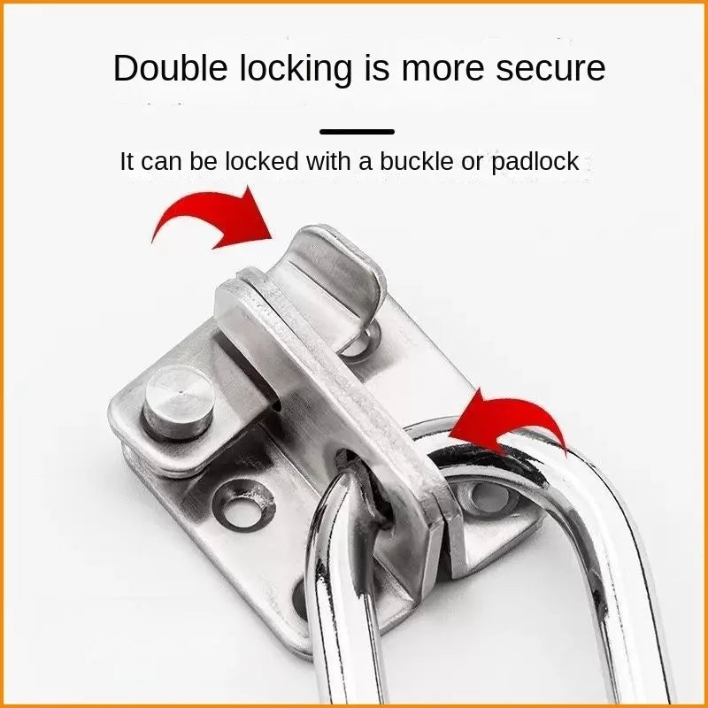 1pc Flip Latch Gate Latches Slide Bolt Latch Safety Door Lock Catch