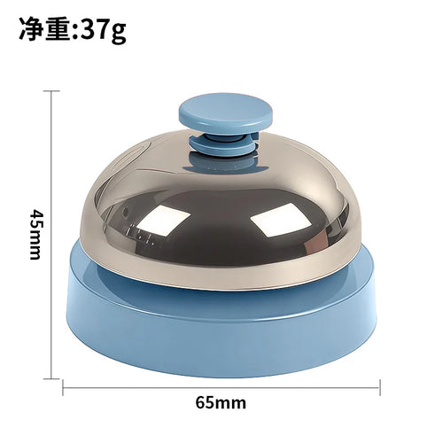 Table Order Bell Multi Color Handbell for Restaurant Kitchen Bar