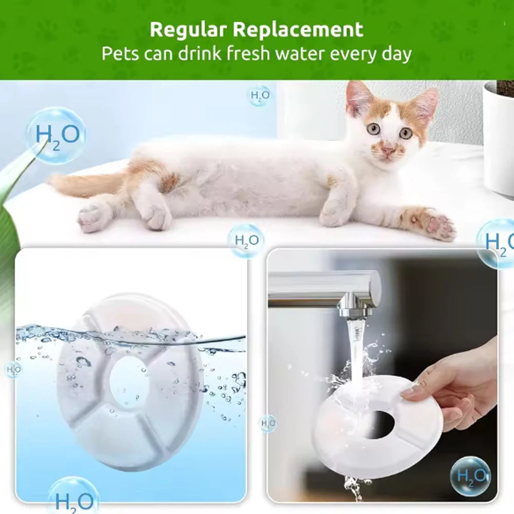 Replacement Filters for Cat Water Fountain Activated Carbon