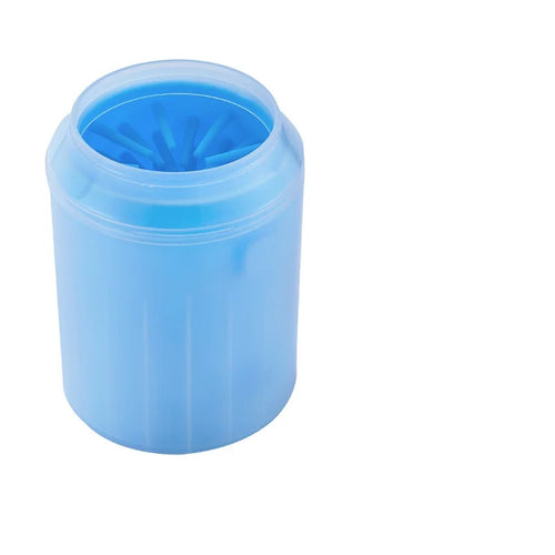 Portable Dog Paw Cleaner Cup with Soft Silicone Combs Outdoor Pet Foot