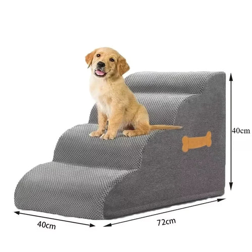 Ladder Dogs Pets Bone Shape Puppy Stairs Beside The Sofa Bed Ramp for