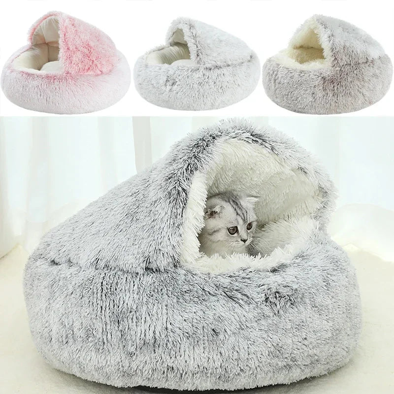 Autumn and Winter soft plush pet bed and pet bed Winter warm and cold
