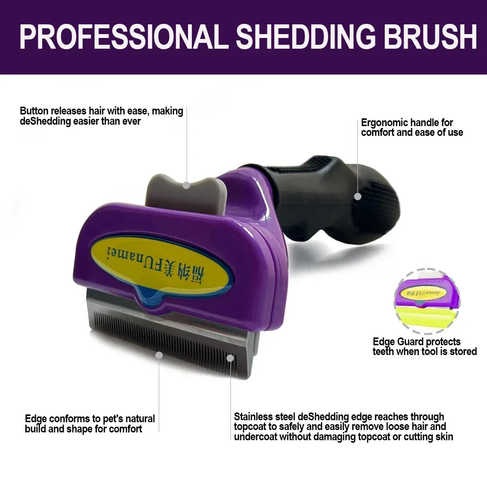 Pet Brush for Dogs Cats Dog Comb Pet Hair Removal Brush Cat Grooming