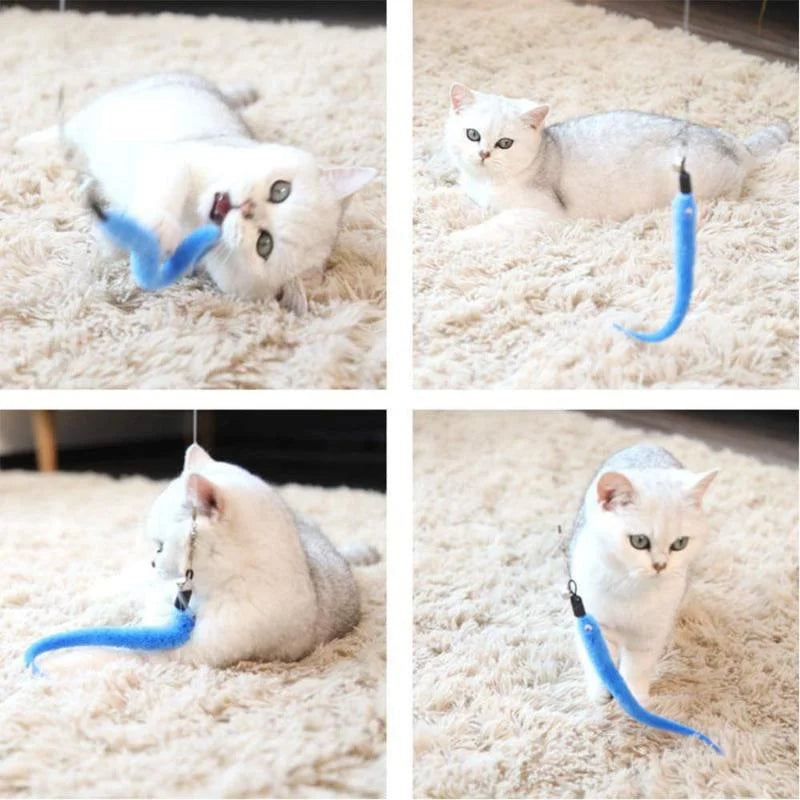 Replace Plush Cat Toy Accessories Worms Replacement Head Funny Cat