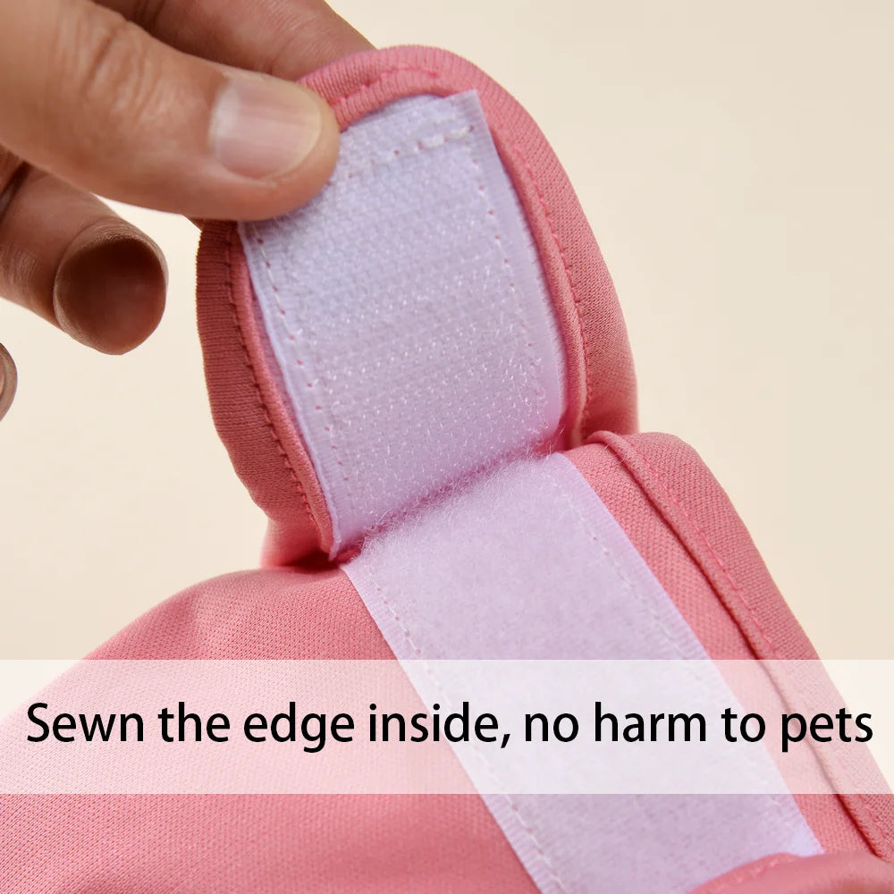 3Pcs Washable Female Dog Diapers Elastic Breathable Pet Nappies