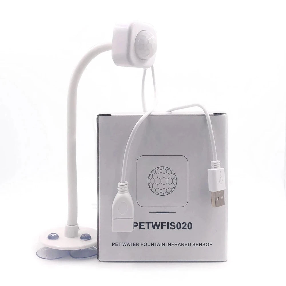 New Automatic Pet Water Dispenser Motion Sensor Filter Fountain