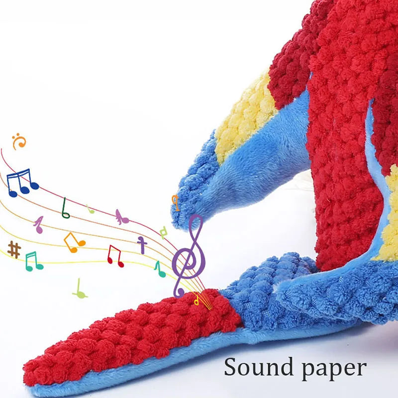 Plush Dog Toys Interactive Squeaky Durable Stuffed Cotton Rope Pet