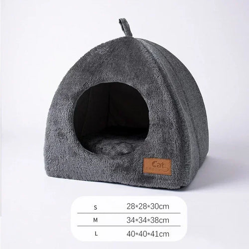 Yanvega Cat Tent Pet Supplies, Gray Cat Tent For Indoor Cat