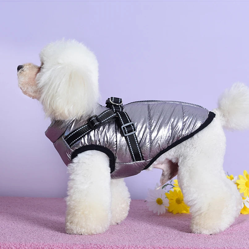 Puppy Clothes Winter Dog Coat Jacket for Small Medium Dog Reflective