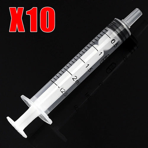 1ml 2.5ml 3ml 5ml 10ml 20ml 30ml 50ml 10Pcs Disposable Syringe pet No