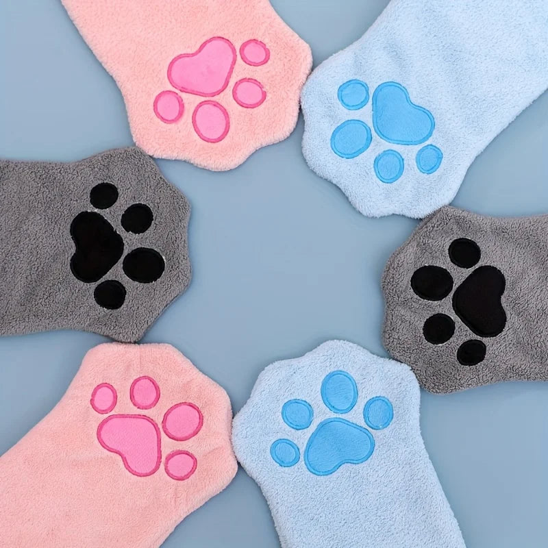 Quick-drying Dog Bath Gloves absorbent Pet Bath Towels for Small