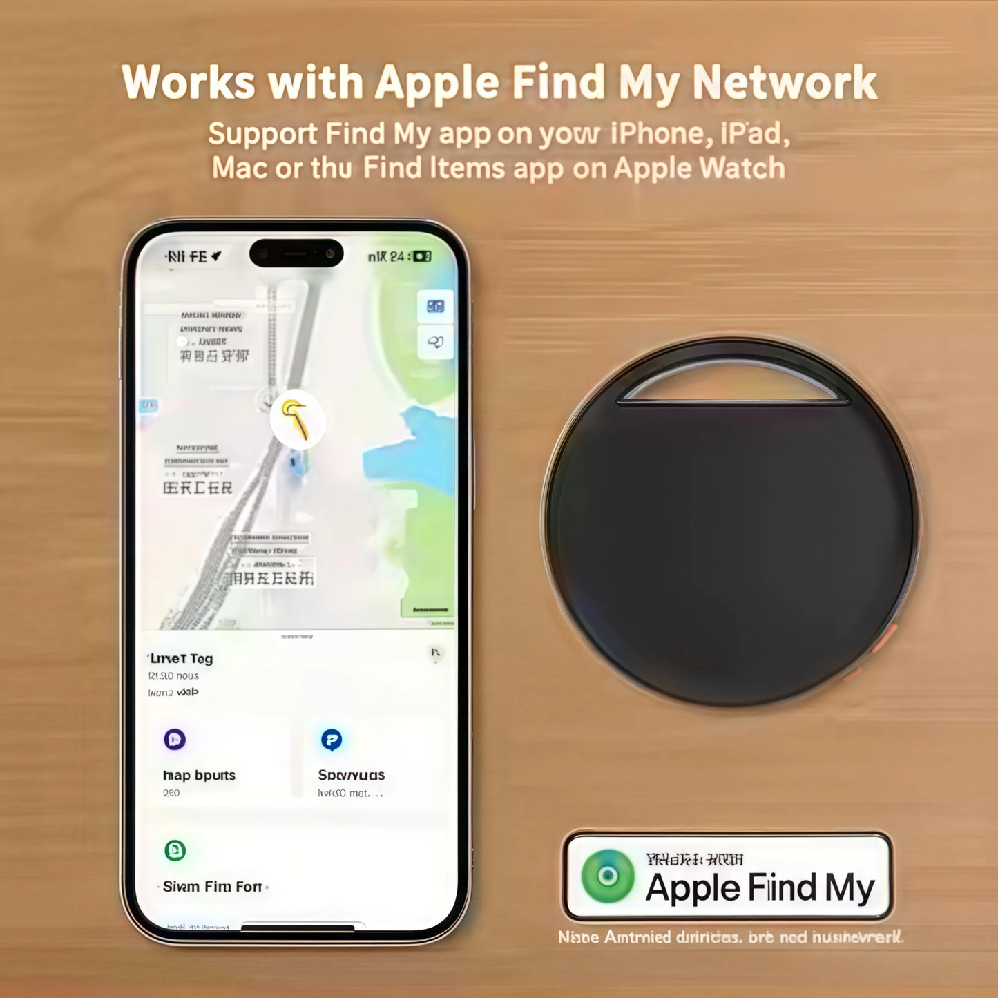AirTag Bluetooth Tracker|IPX5 Waterproof|Find My iPhone Compatible |