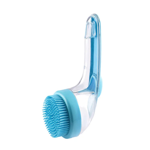 Pet Bathing Brush for Dog Cat Soft Silicone Massager Shower Bathing