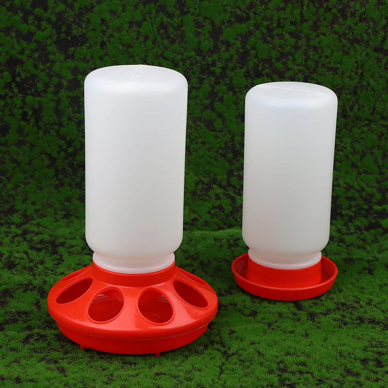 Poultry Thickened Feeder And Drinker Water Food Dispenser Automatic