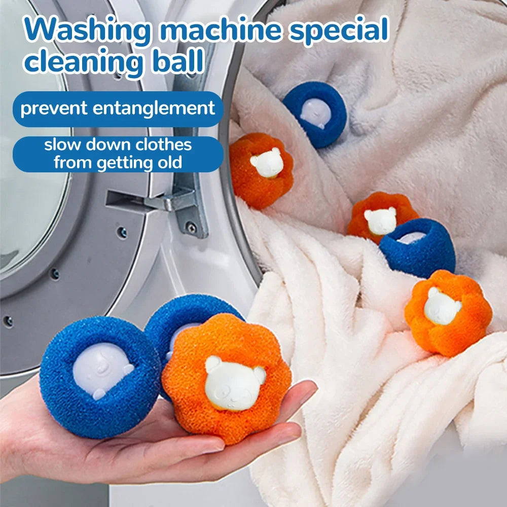 1/5/10PCS Laundry Ball Kit Reusable Washing Machine Hair Remover Ball