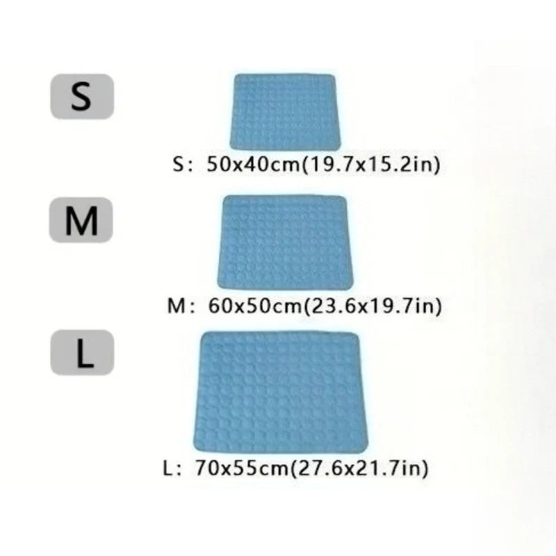 Summer Dog Cooling Mat Pet Cold Bed Extra Large for Small Big Dogs Pet