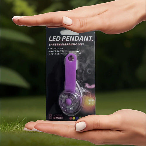 LED Pet Tracking Luminous Pendant Bright Ligh Dogs Collars Dog Wear