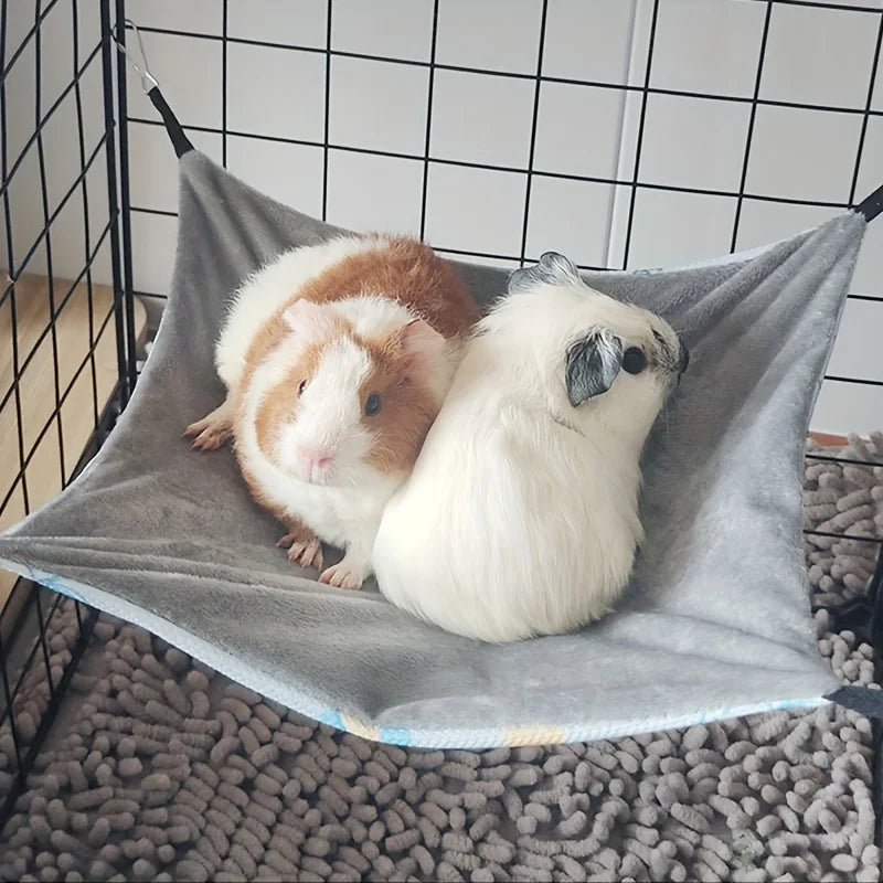 Double-Sided Hammock Guinea Pig Breathable Summer Hammock with Sling