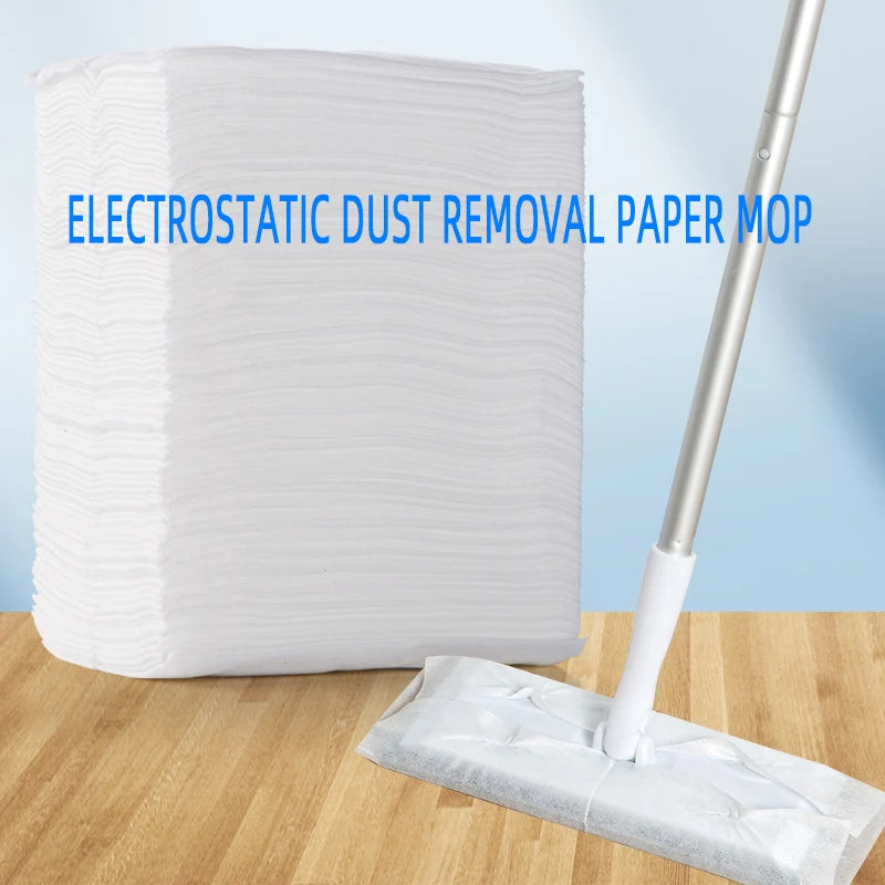 100PCS electrostatic precipitator paper disposable cloth mop