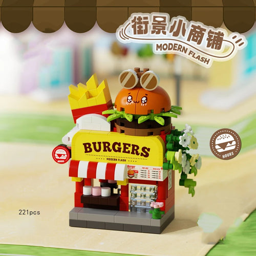 Library Candy Store Street View Coffee Pet Bread Flower Hamburger