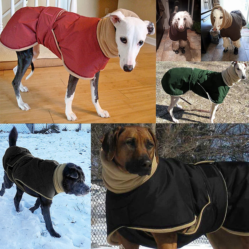 Super Warm Thick Dog Clothes Waterproof Dog Coat Jacket For Medium