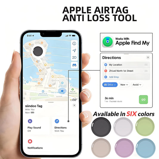 Smart GPS Tracker Tag Suitable For Apple iOS Airtag Anti Loss Locator