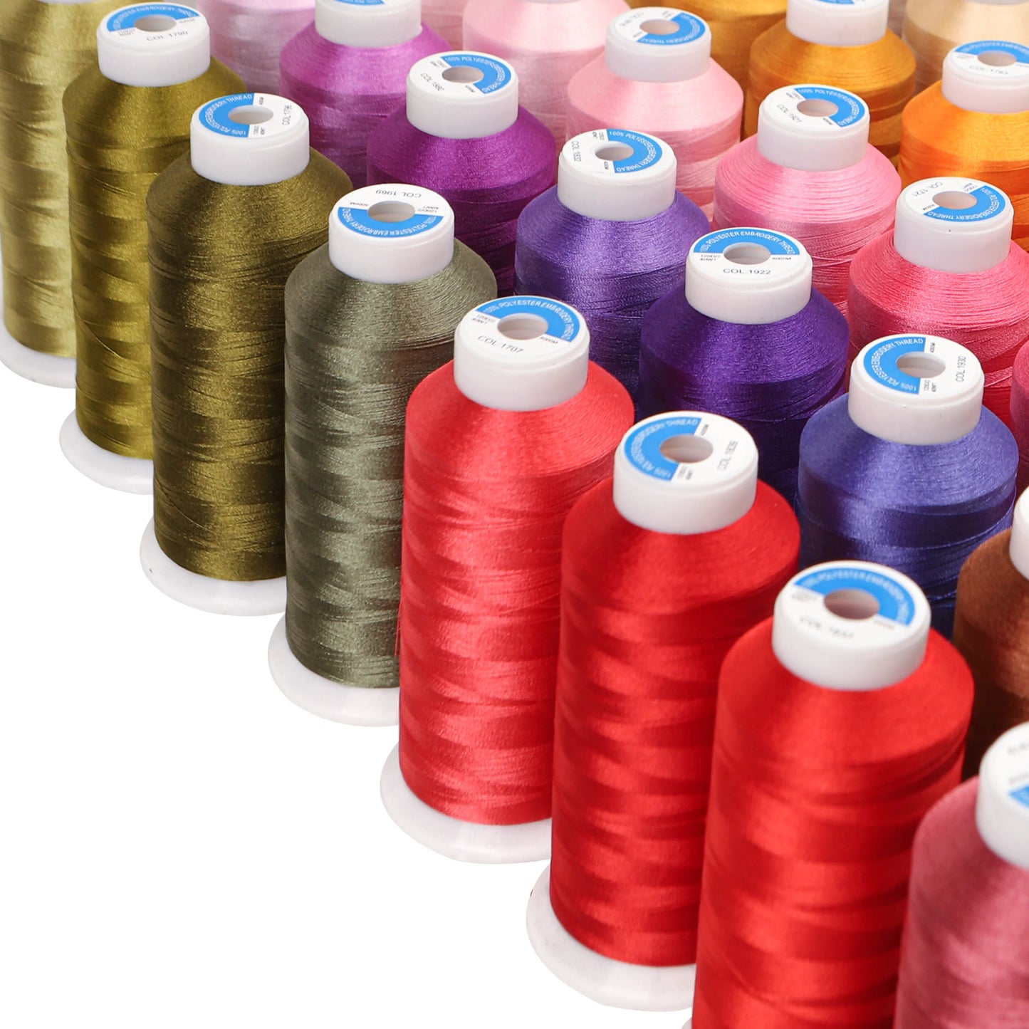 40 Weight 120D/2 Polyester Embroidery Thread 4000 Meter Brother Singer