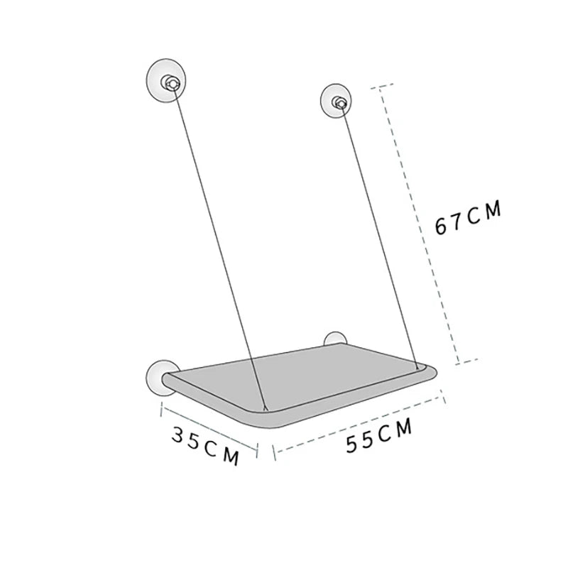 Pet Cat Hammock Aerial Hanging Cat Bed Cats Bed House Kitten Climbing