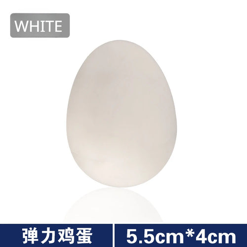1 Pcs Novelty Bouncy Eggs Realistic Fake Rubber Bouncing BallsModel