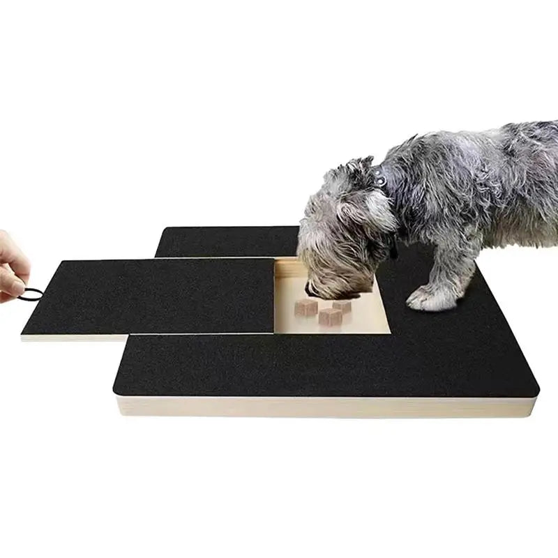 Dog Nail Scratch Board Nail Trim Pad Pull-Out Wooden Pet Scratching