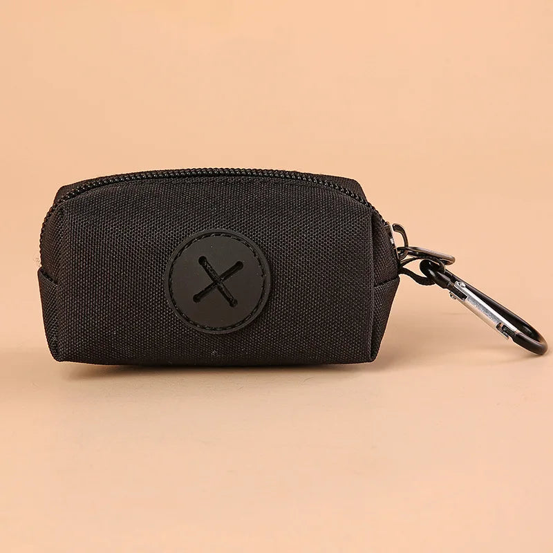 Canvas Dog Poop Bag Holder, Outdoor Pet Waste Bag Dispenser with