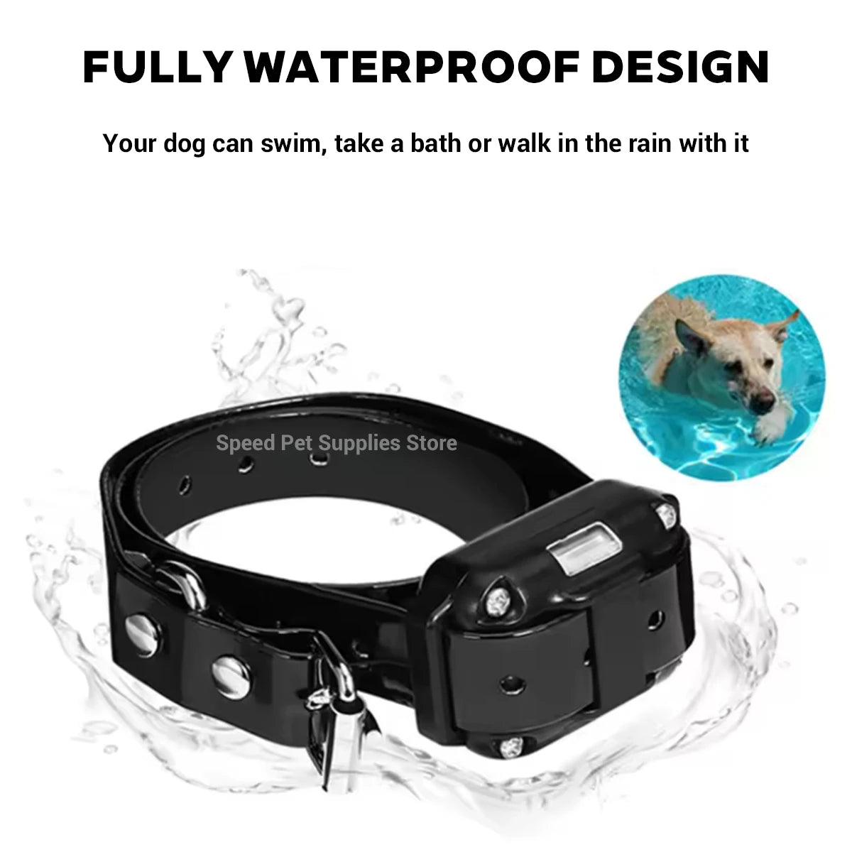 300M Electric Dog Training Collar Waterproof Pet Remote Control