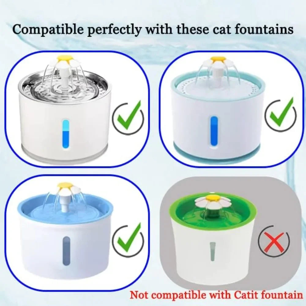 Replacement Activated Carbon Filter For Cat Water Drinking Fountain