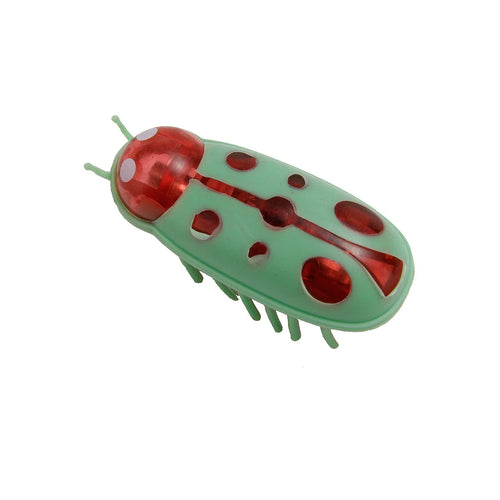 Mini Electric Bug Pet Dog Cat Toy Interactive Cute Ladybird Beetle