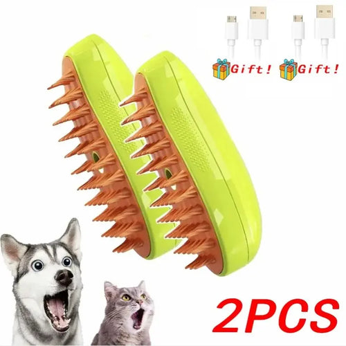 3 in 1 Pet Brush Cat Steam Brush Comb Dog Brush Electric Spray Cat