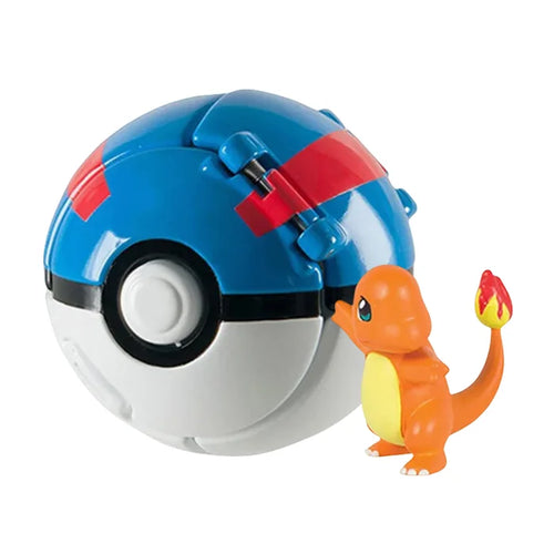 Pokemon Figure Pokeball Anime Figurines Cartoons Pikachu Charizard