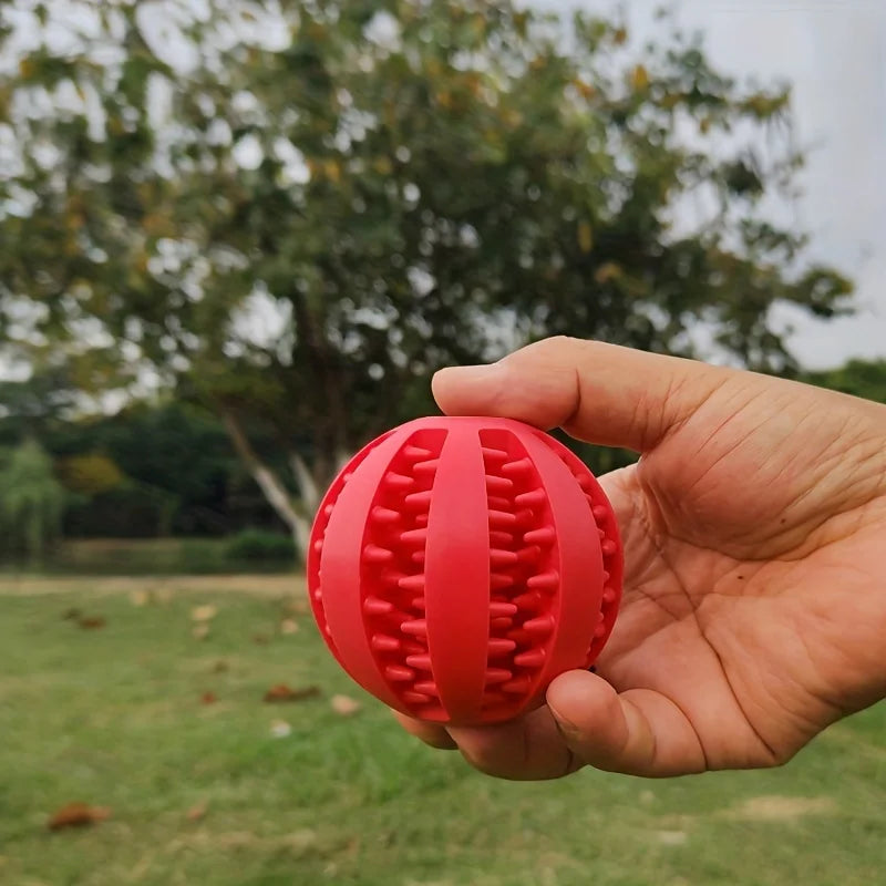 Dog Ball Toy, Dog Food-Leaking Toy, Rubber Chew Toys For Dog, Molar